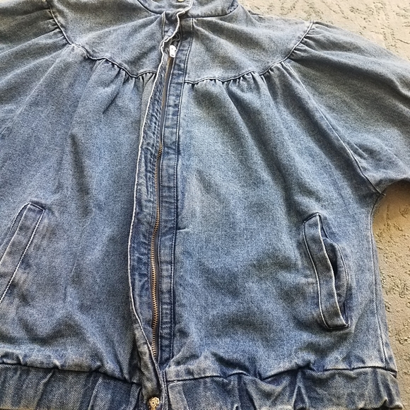 S.B.II By Bitterman SML Authentic Vintage 80's Jean Jacket Size M - Picture 9 of 12